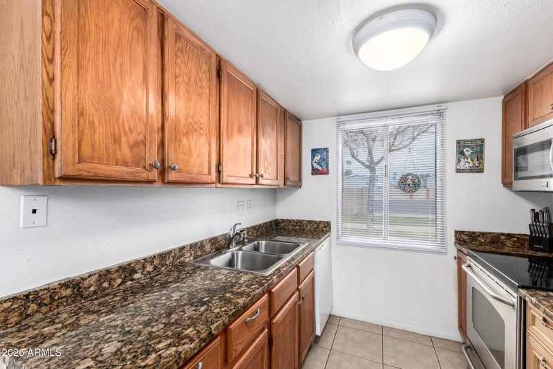 Plenty of cabinets and countertop space