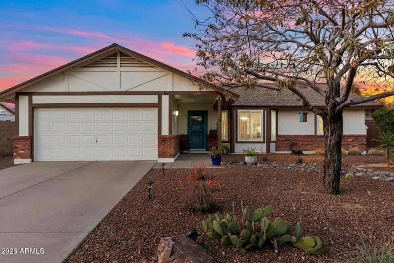 Covered Entry And Two Car Garage