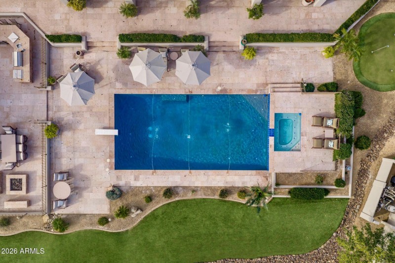 Aerial View of Pool
