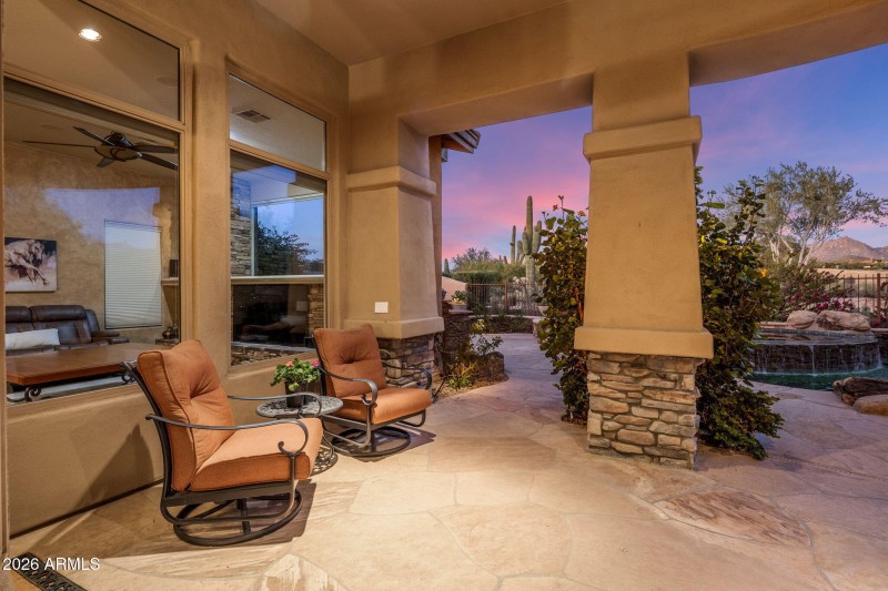 Rear - Covered Patio