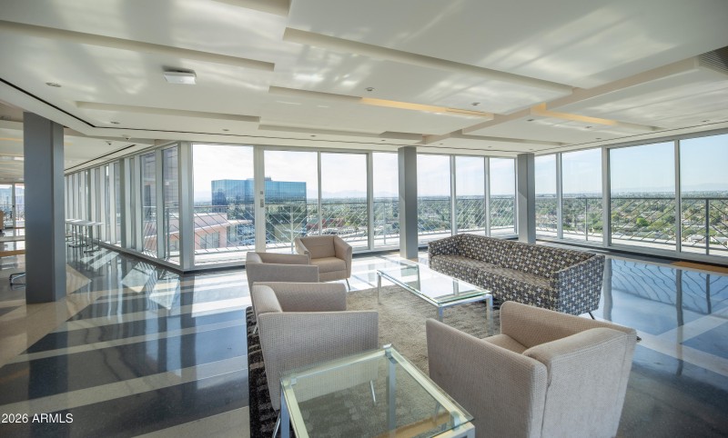 2201 N Central rooftop interior