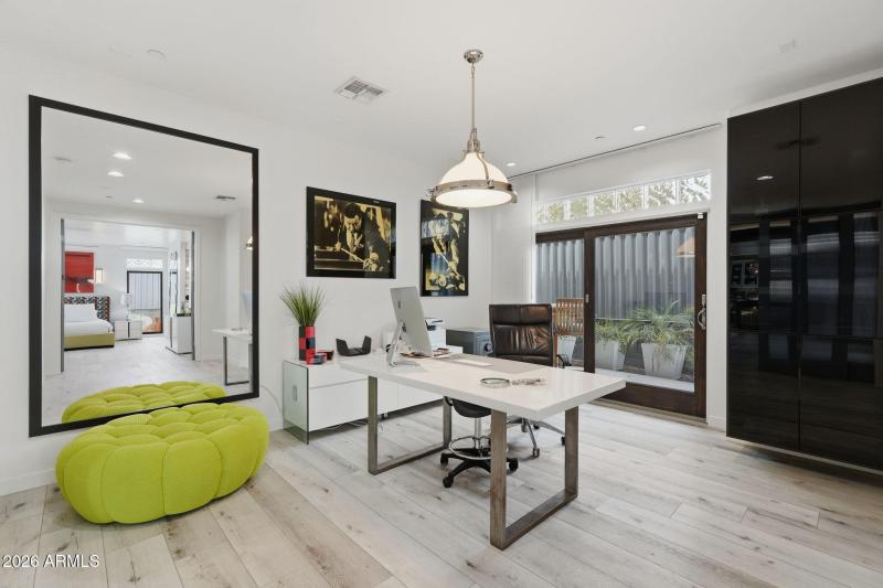 Office w/ Built-In Cabinets