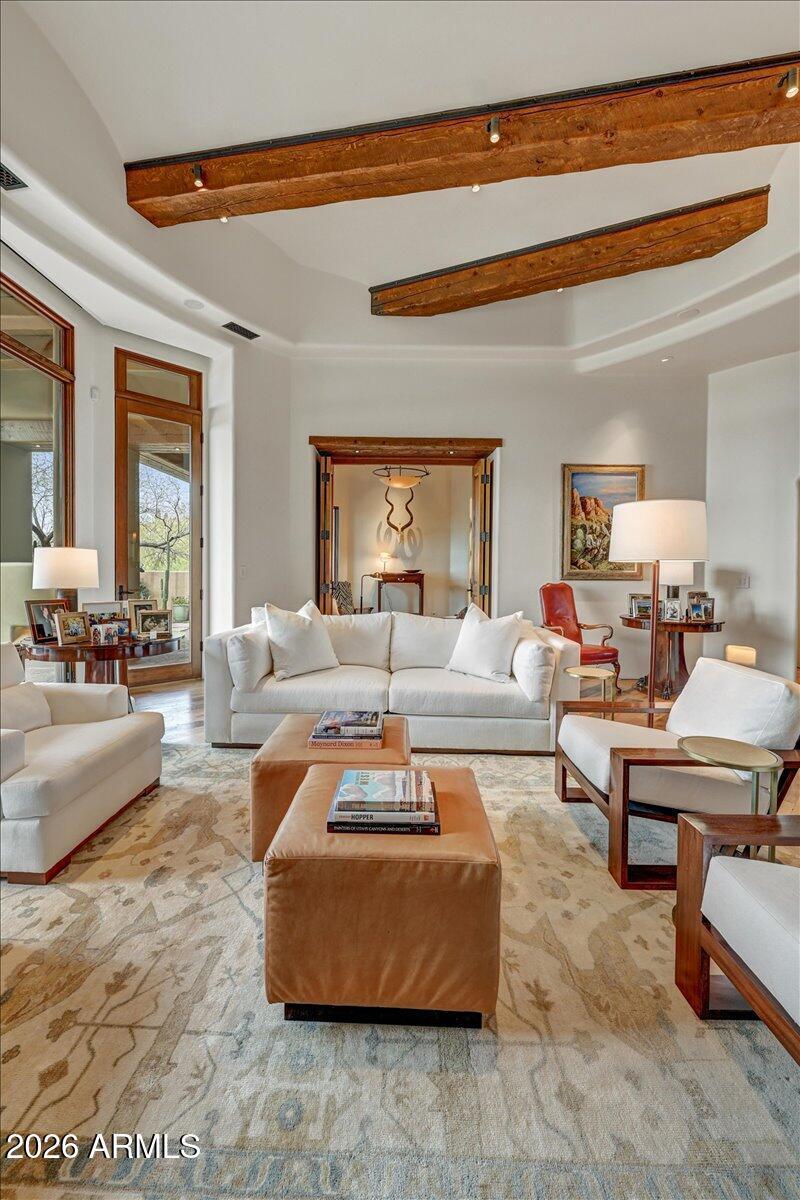 Living Room View to Office