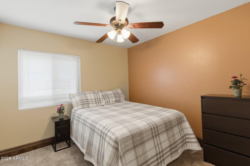 Guest room with new window