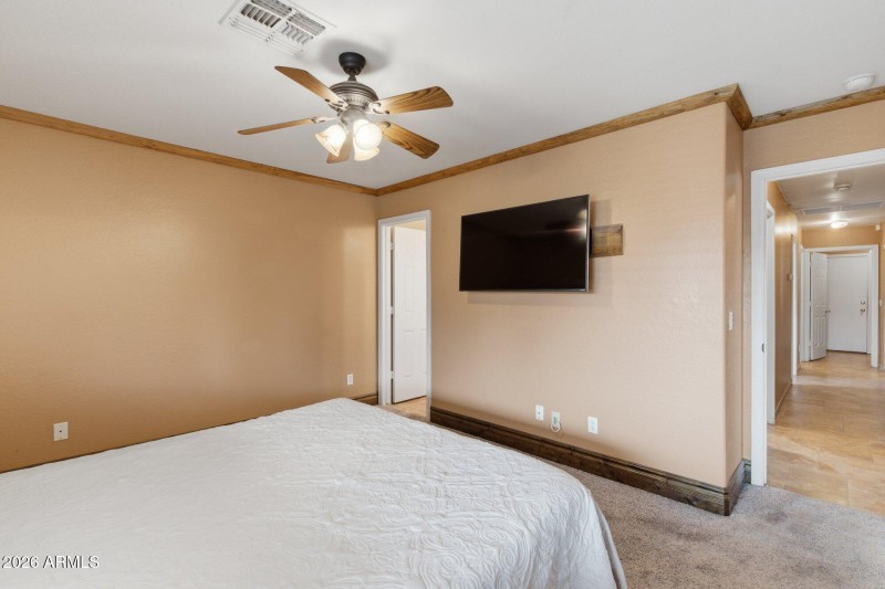 Primary bedroom and ensuite