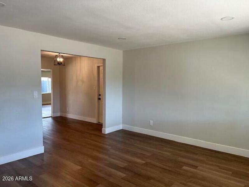 view from front entry