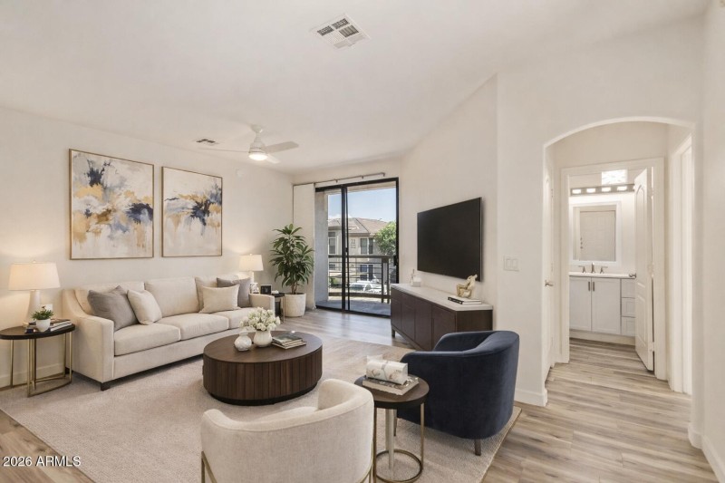 Virtually Staged Living Room 1