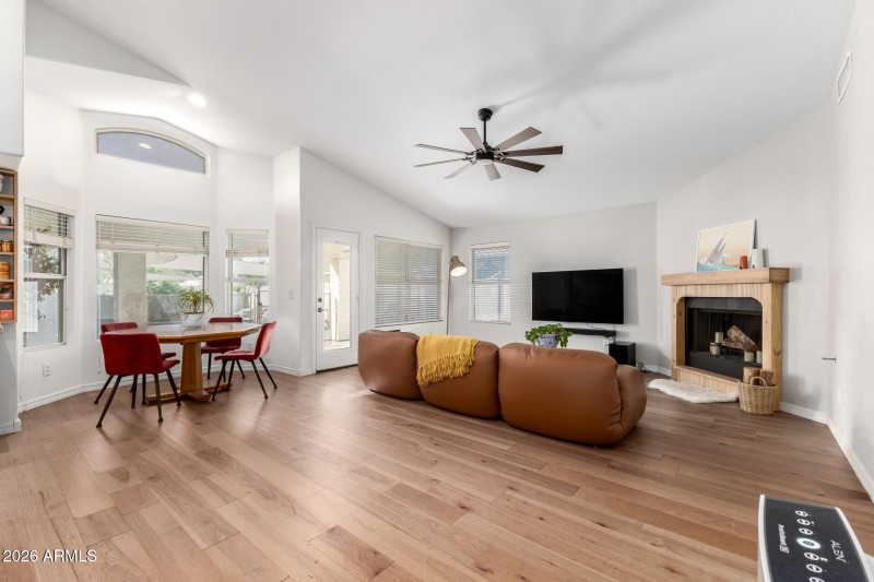 Lots of natural light