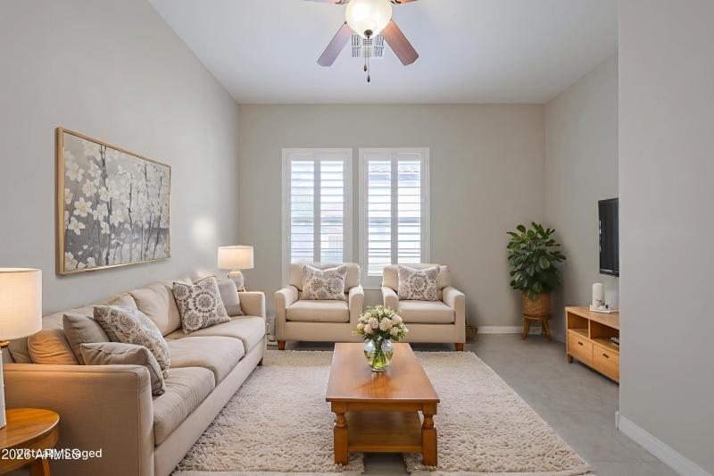 Virtually Staged Teen Room