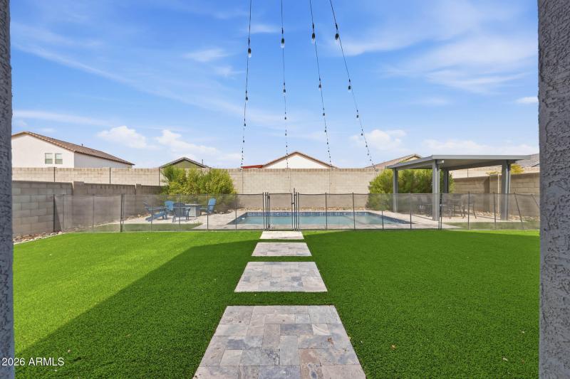 Backyard Ready to be Enjoyed!