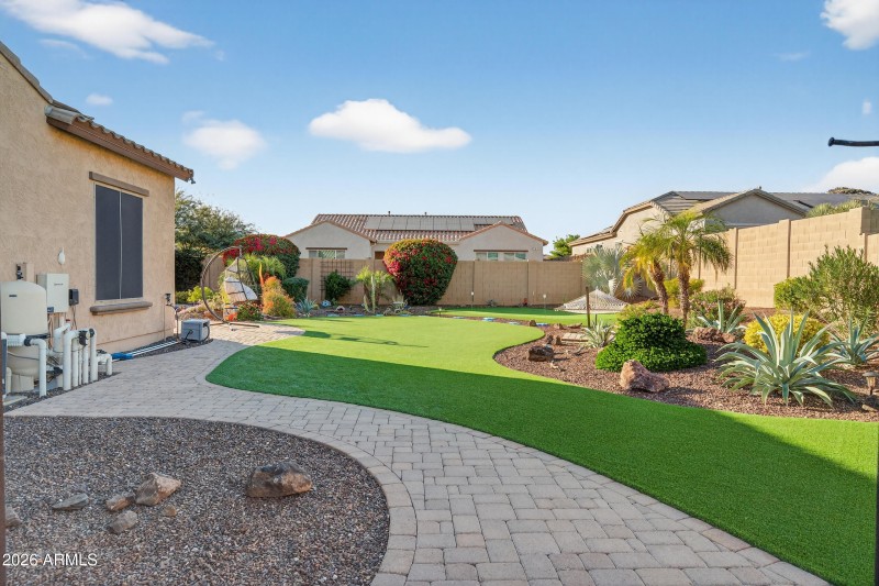 Pathway from front to backyard