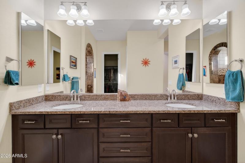 Primary Bath double vanities