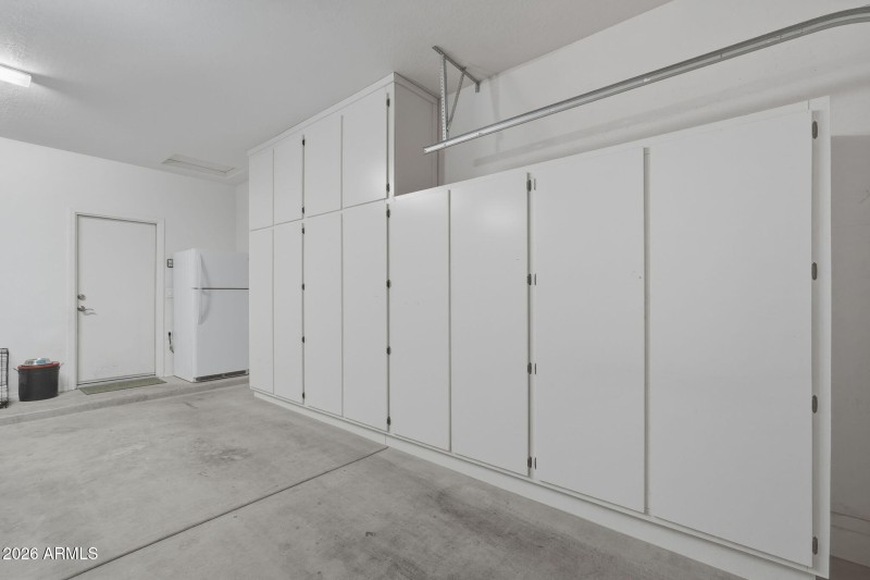 Built in storage in garage