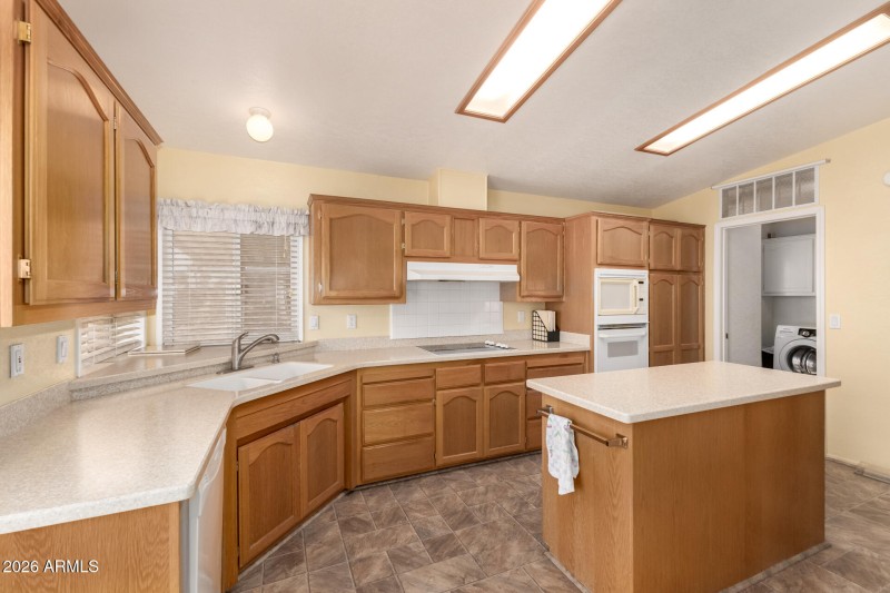 Spacious Kitchen Counter Workspace
