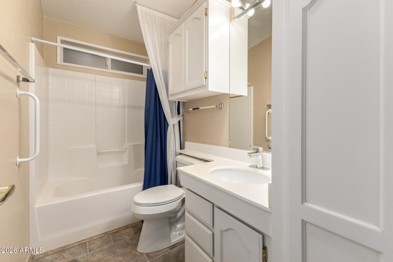 Hall Bathroom With Skylight