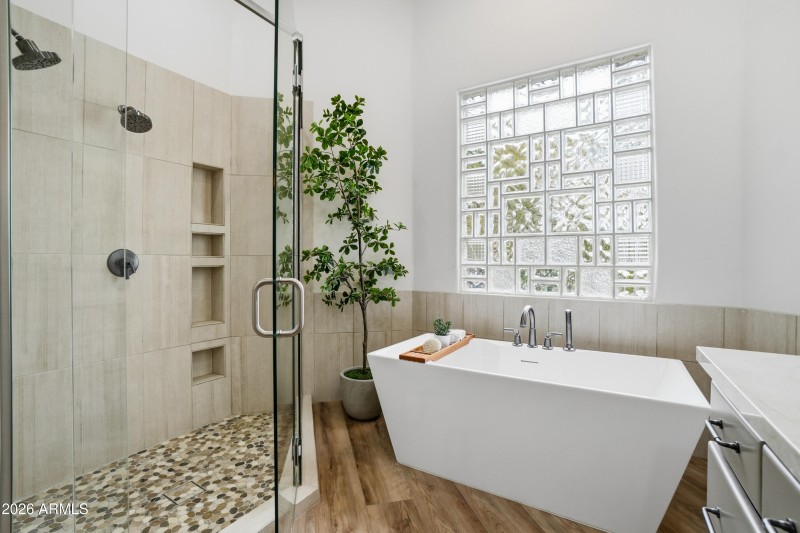 Primary Tub & Shower