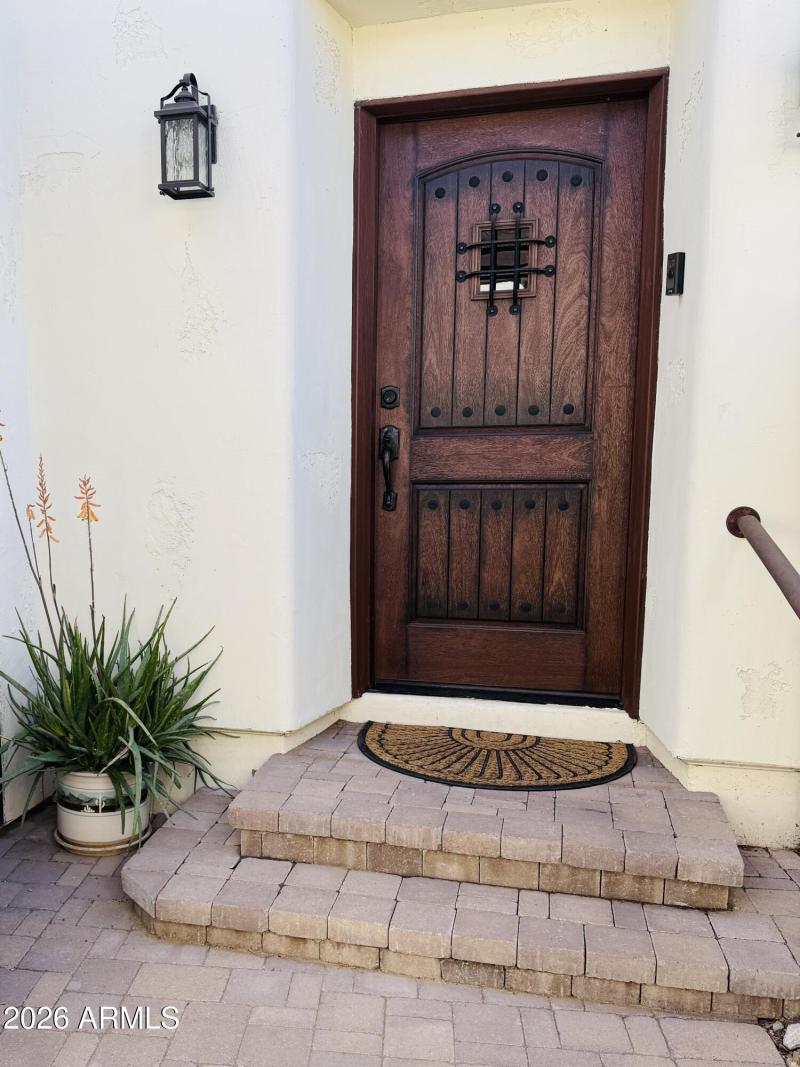 Casita, front door