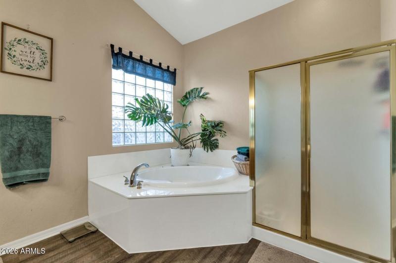 Garden Tub and Shower