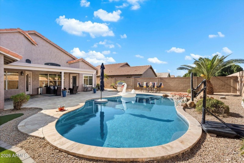 BEAUTIFUL LANDSCAPED POOL AREA