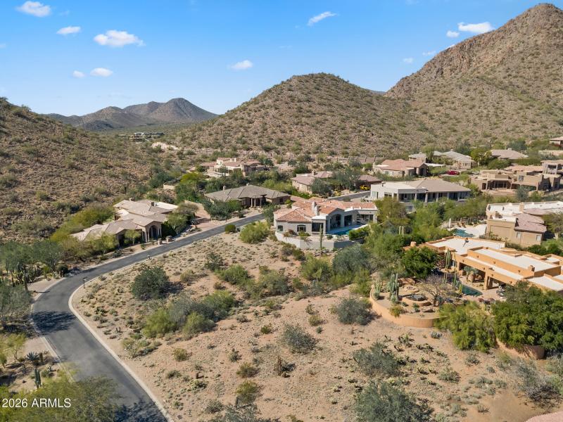 Aerial Overview of Home + Privacy Lot