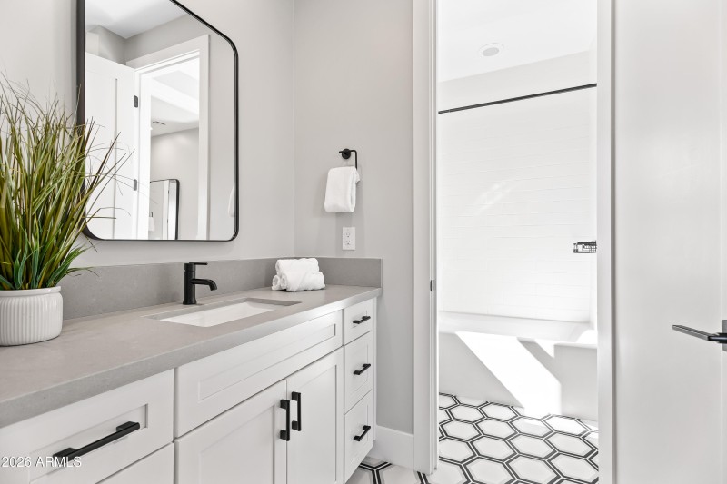 Split Jack & Jill Guest bathroom 3