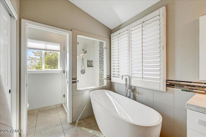 Primary Bathroom Soak Tub