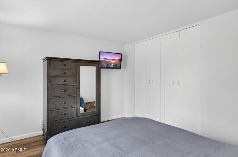 Bedroom with Ample Closet Space