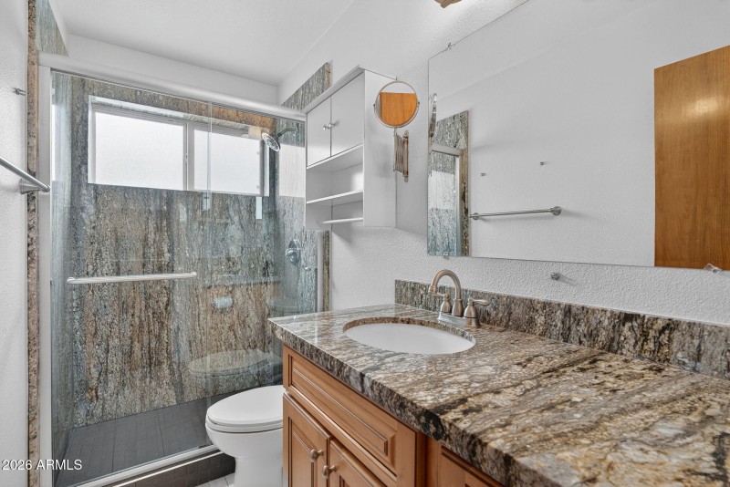 Remodeled Bathroom with Granite