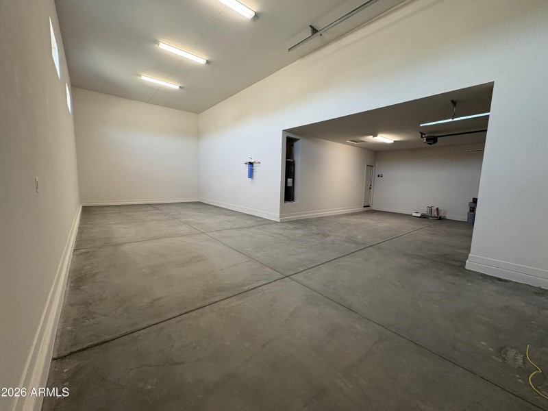 RV Garage Open to Garage