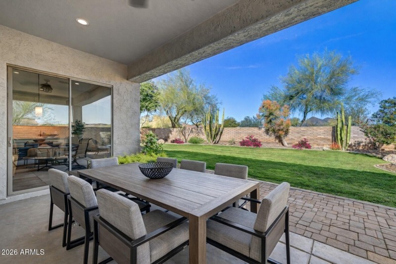 Covered Patio w/Mtn Views