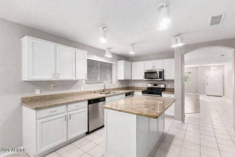 white kitchen fallen leaf update