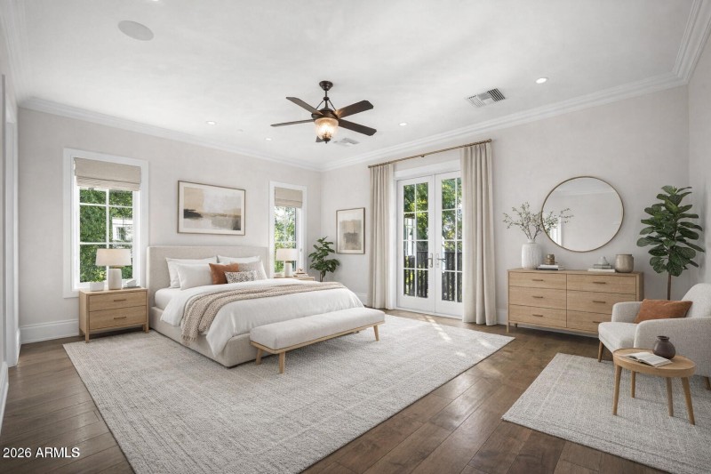 Upstairs Bedroom 3 Staged