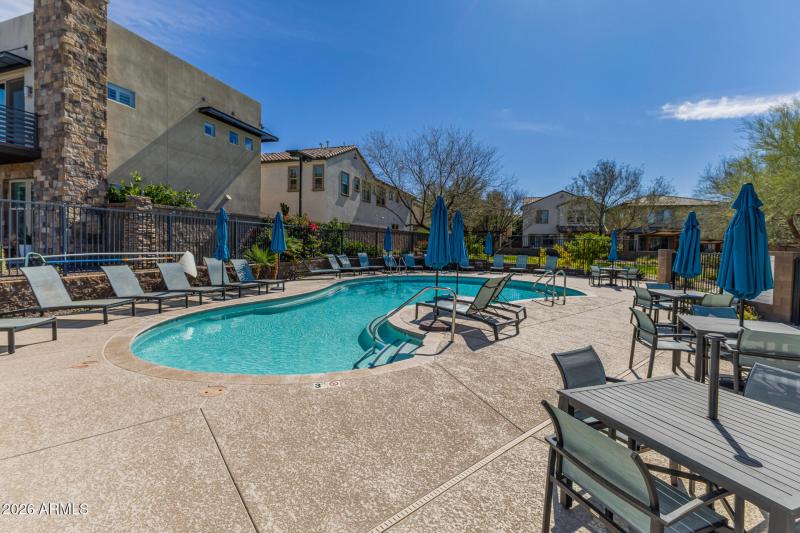 Community Pool and Spa area