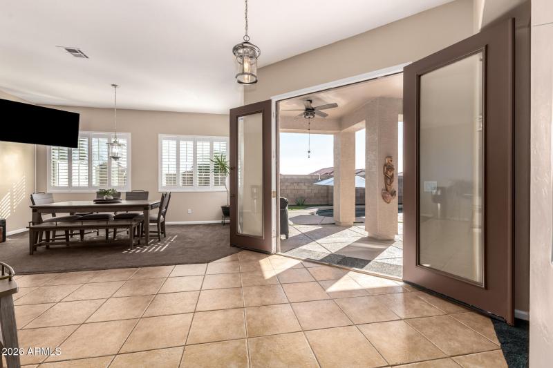 Indoor/outdoor living!