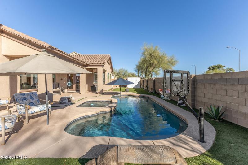 Shade in the afternoon