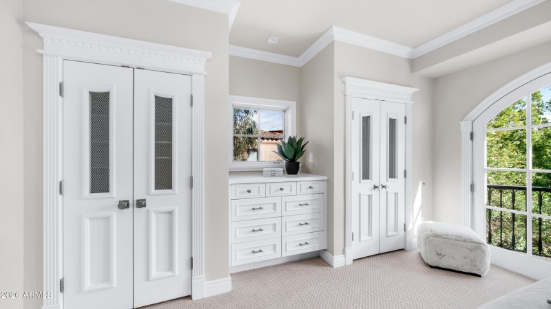 Bedroom 1 Custom Built In Cabinetry