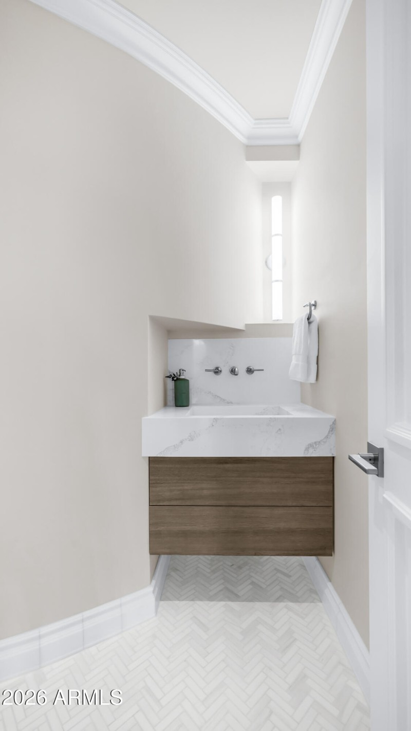 Stunning Classic Powder Room