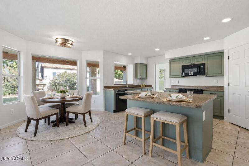 Virtually Staged Dining-Island Area 1