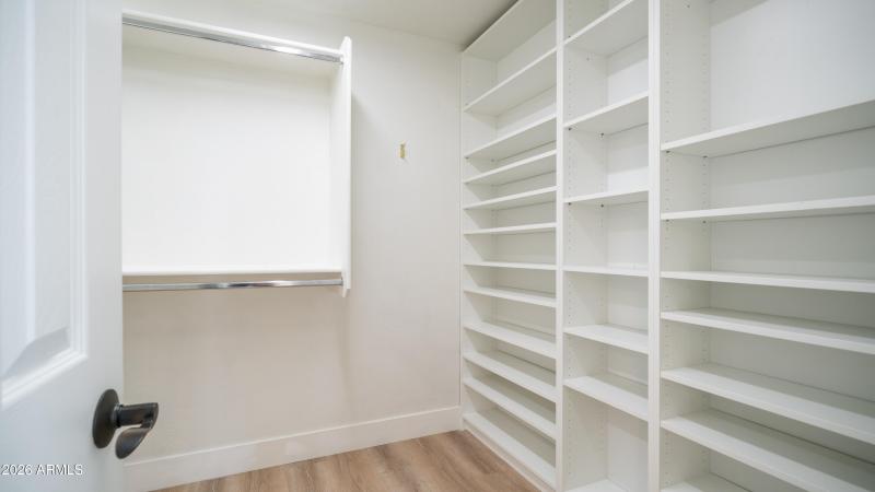 Spacious Primary Closet