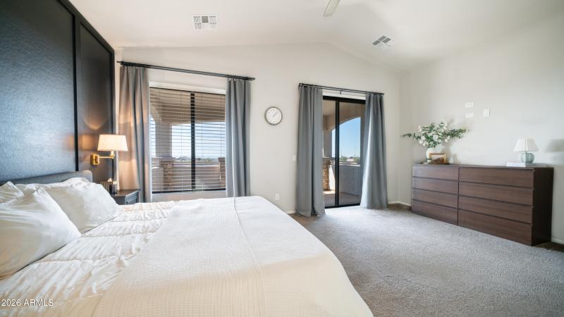 Primary Bedroom View to Balcony