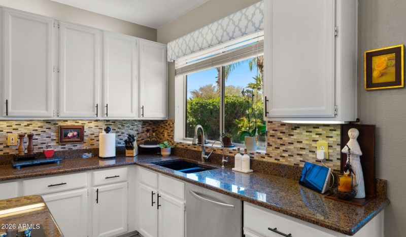 Windows Overlooking Back Patio