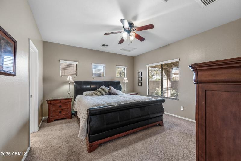 Downstairs primary bedroom