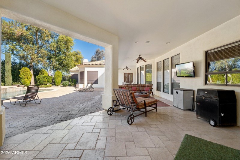 Full-Length Covered Patio
