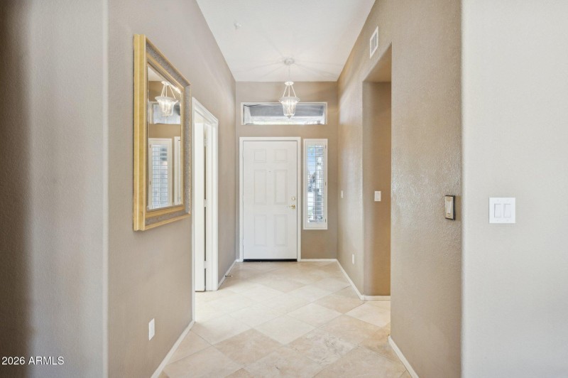 Travertine Entry
