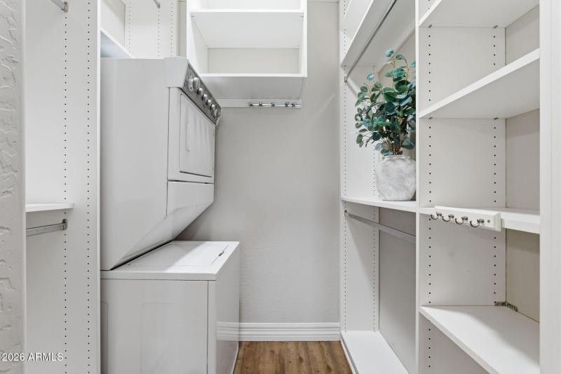 Casita Laundry with Lots of Storage