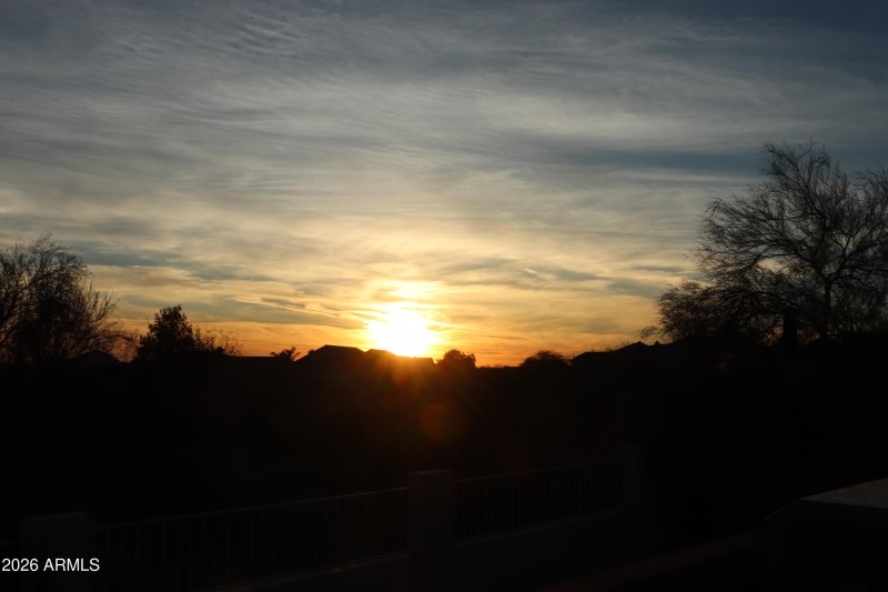 Sunset View from Patio