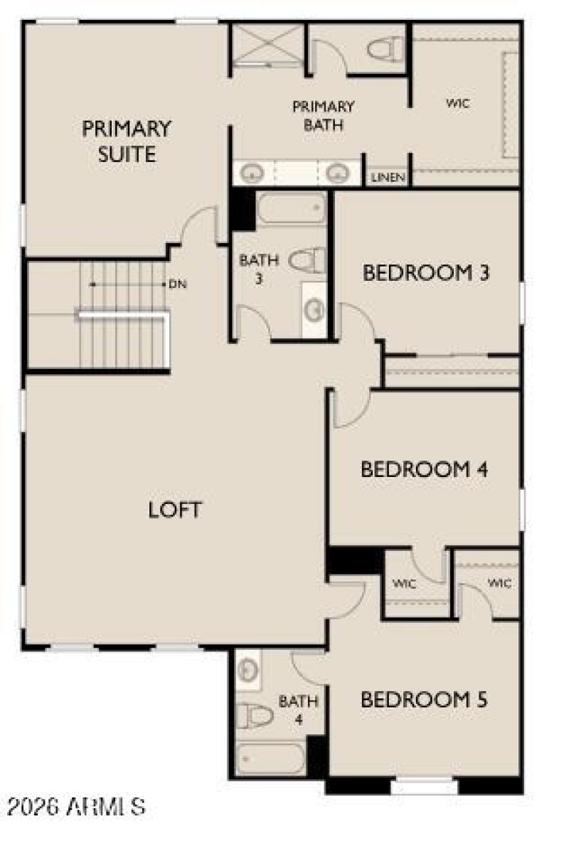 Snapdragon Floor Plan 2nd Floor-R