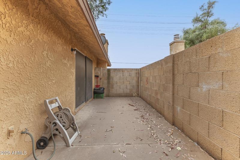 24 - Unit 1 - Fenced Patio
