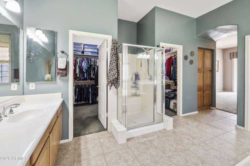 Double closet entry