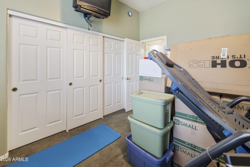 4th bedroom, currently used for storage